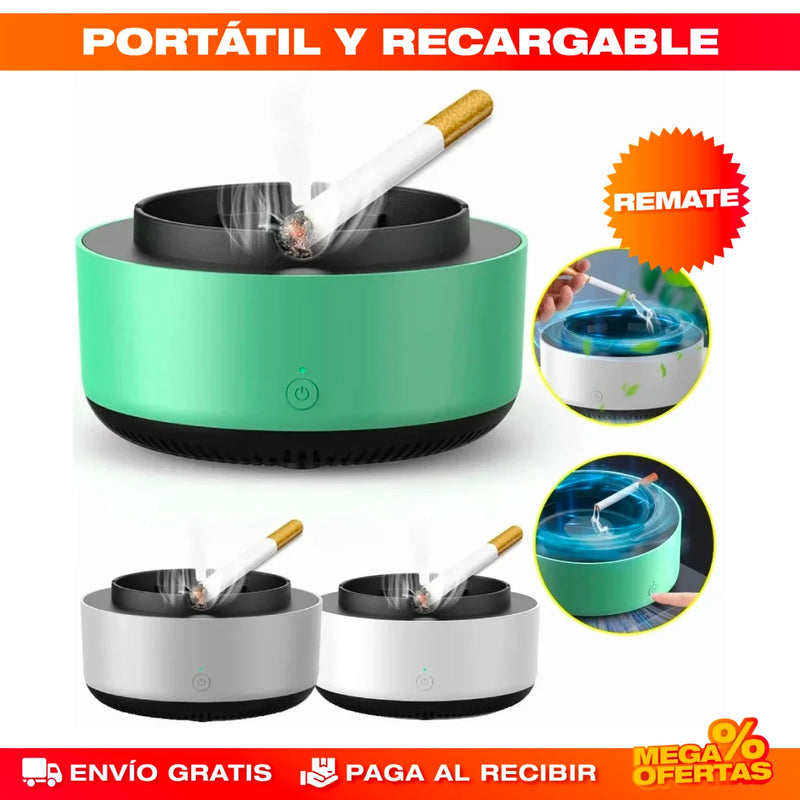 Cenicero Eléctrico Purificador de Aire
