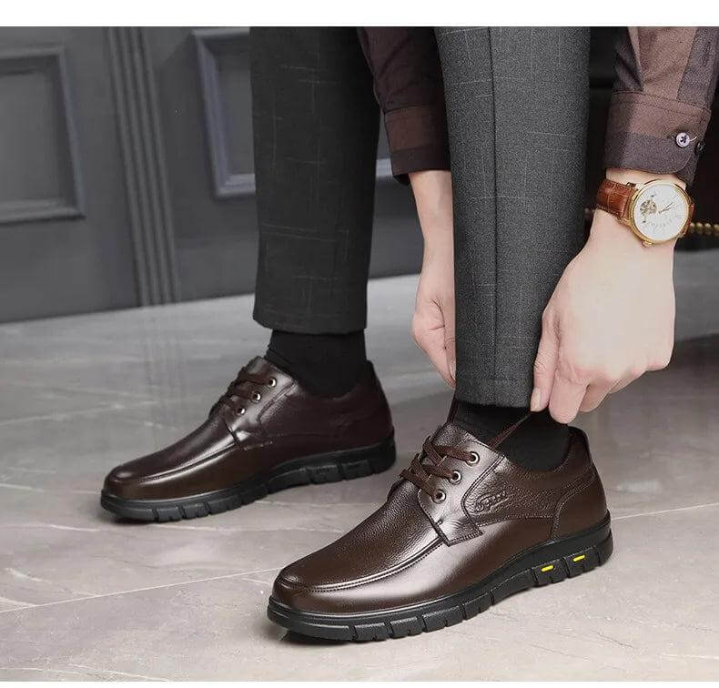 Zapatos de Cuero Genuino Hombre | Estilo y Confort Diario
